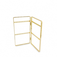 Schmuck Display f&uuml;r Ohrringe Gold