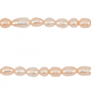BQ S&uuml;&szlig;wasser Perlen Rice 4-7x4-5mm Peach rose