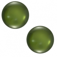 20 mm classic Polaris Elements Cabochon Lucido Moss green