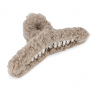 Haarschmuck Haarklemme Teddy Taupe