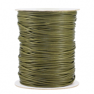 Band Macram&eacute; geflochten 1.5mm Moss green