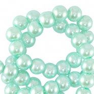 Glaswachs Perlen 8mm Light mint green