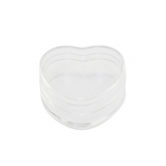 Schmuckaufbewahrungstabletts Herz Transparent