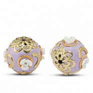 Perlen Bohemian Lilac-gold