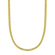 Stainless Steel - Rostfrei Stahl Kette Gold