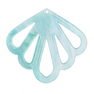 Anh&auml;nger aus Resin Shell Blue