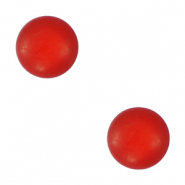4 mm soft Polaris Elements Cabochons "Geburtssteine" Juli SS16 shiny Berry red