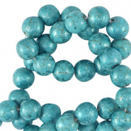 Keramik Perlen 8mm Metallic Blue