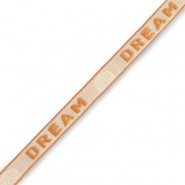 Schmucktextband "dream" Beige-brown