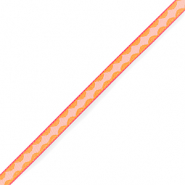 Schmucktextband Diamond Orange-light pink
