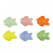Keramik Perlen Fish Multicolour
