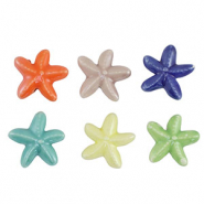 Keramik Perlen Starfish Multicolour