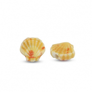 Keramik Perlen Shell Orange-red