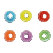 Keramik Perlen Disc Multicolour