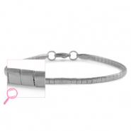 Stainless Steel - Rostfrei Stahl Armb&auml;nder Silver