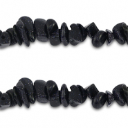 Perle Chip Steine Glitter midnight blue