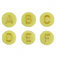 Acryl Buchstaben Mix Yellow-gold