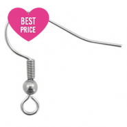 Zubeh&ouml;r aus Stainless Steel - Rostfreiem Stahl Ohrringe / Ohrh&auml;nger Antik silber