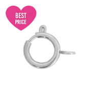 Zubeh&ouml;r aus Stainless Steel - Rostfreiem Stahl Verschluss 6x8mm Silber