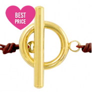 Zubeh&ouml;r aus Stainless Steel - Rostfreiem Stahl Kapitelverschluss Gold