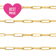 Zubeh&ouml;r aus Stainless Steel - Rostfreiem Stahl Gliederkette Gold