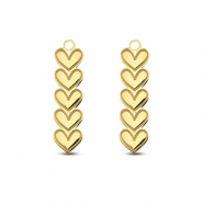 Anh&auml;nger aus Stainless Steel - Rostfreiem Stahl Heart Gold