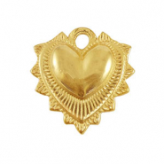 Anh&auml;nger aus Stainless Steel - Rostfreiem Stahl Heart Gold