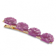 Haarschmuck hairclip Shell Purple