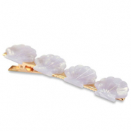 Haarschmuck hairclip Shell Lilac