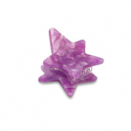 Haarschmuck hair clamp Star Purple