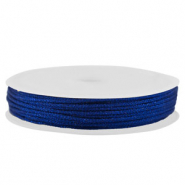 Band Macram&eacute; geflochten 0,8mm Blue metallic