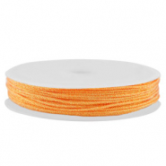Band Macram&eacute; geflochten 0,8mm Orange metallic