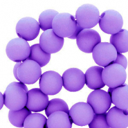 4 mm Perlen aus Acryl Purple