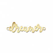 Anh&auml;nger aus Stainless Steel - Rostfreiem Stahl Zwischenst&uuml;ck ''dreamer'' Gold