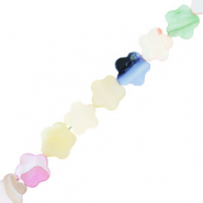Perle Muschel Flower Multicolour pastel