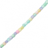 Perle Muschel Tube Pastel multicolor