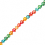 Perle Muschel Round Multicolor