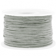Kordel aus Wachs 1mm Grey