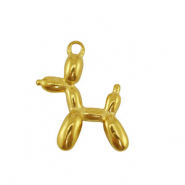 Anhänger aus Stainless Steel - Rostfreiem Stahl Balloon Dog Gold