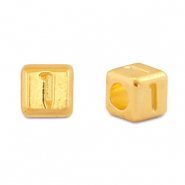 Perle Buchstabe Metall DQ 1 Gold (Nickelfrei)