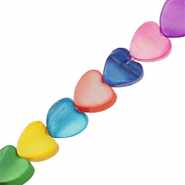 Perle Muschel Heart Multicolour