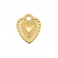 Anh&auml;nger aus Stainless Steel - Rostfreiem Stahl Heart Gold