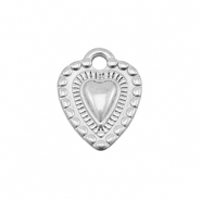 Anh&auml;nger aus Stainless Steel - Rostfreiem Stahl Heart Silver