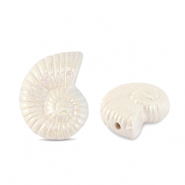 Perlen Griechische Keramik DQ Shell White