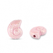 Perlen Griechische Keramik DQ Shell Baby pink