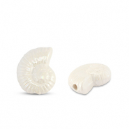 Perlen Griechische Keramik DQ Shell White