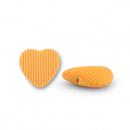 Perlen Acryl Heart Orange