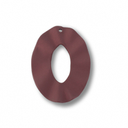 Anh&auml;nger Acryl Oval Dark red-brown