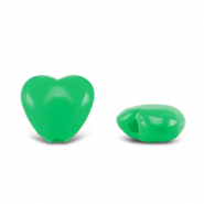 Perlen Acryl Heart Green