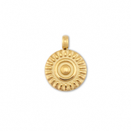 Anhänger aus Stainless Steel - Rostfreiem Stahl Sun Gold